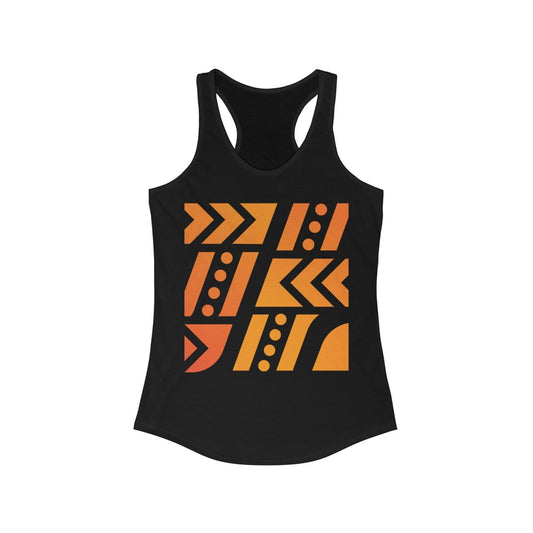 Racerback Tank (Black/Orange)