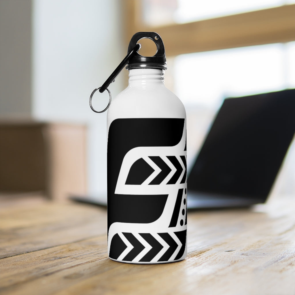 Fit Tribe Water Bottle (White/Black)