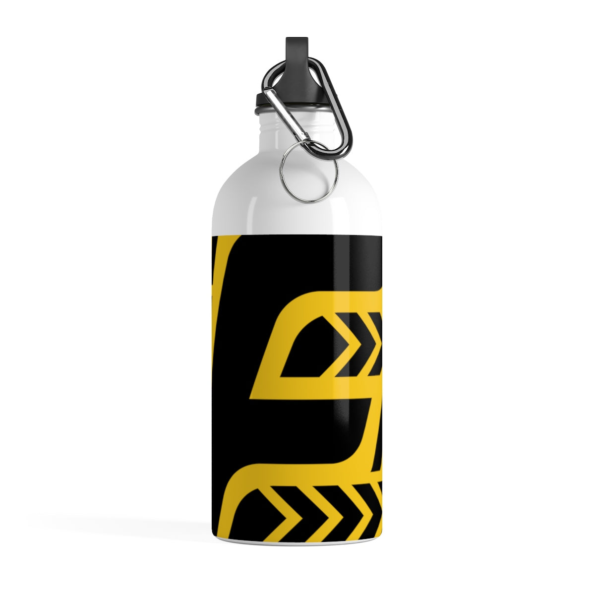 Stainless Steel Water Bottle (Black & Yellow)