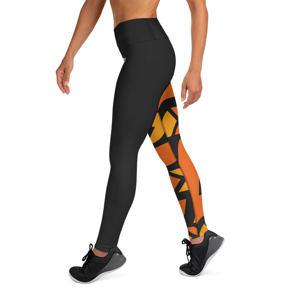 Raised Waist Leggings (SL-Black)